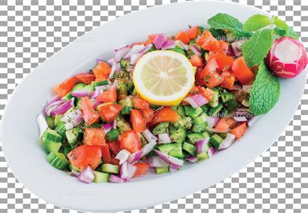 تصویر با کیفیت سالاد ساده با هویج